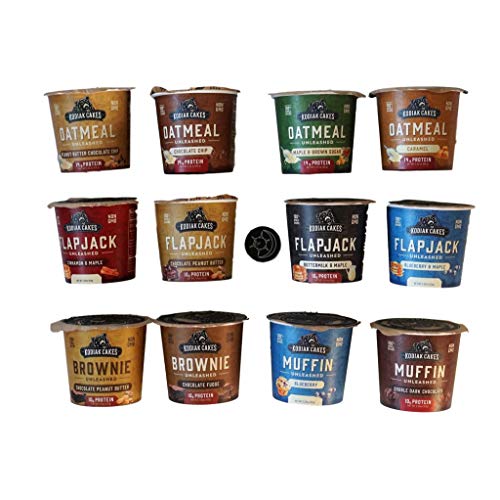 Kodiak Cakes On The Go Cups -Variety Pack 12 Different Cups - Tr