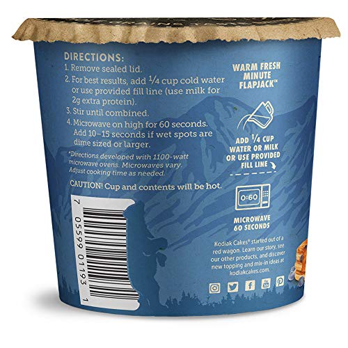 Kodiak Cakes Pancake On The Go, Blueberry And Maple, 2.16 Ounce