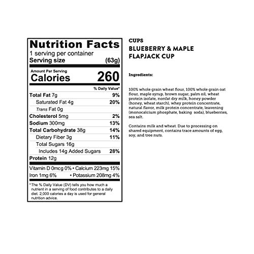 Kodiak Cakes Pancake On The Go, Blueberry And Maple, 2.16 Ounce