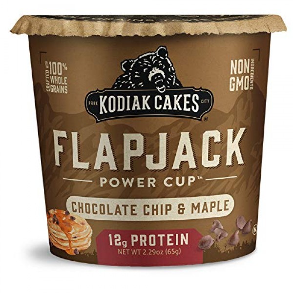 Kodiak Cakes Pancake On the Go, Chocolate Chip & Maple, 2.29 Oun...