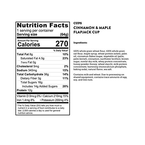 Kodiak Cakes Pancake On The Go, Cinnamon And Maple, 2.26 Ounce