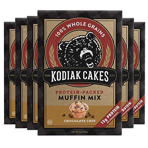 Kodiak Cakes Muffin Mix, Chocolate Chip Pack Of 6