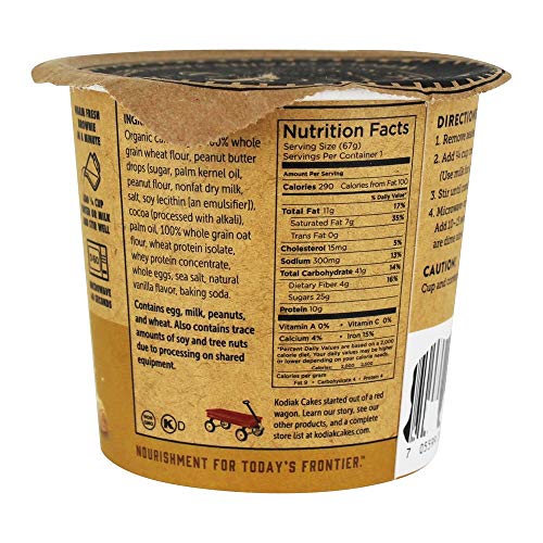 Kodiak Cakes Protein-Packed Brownie Whole Grain Chocolate Peanut