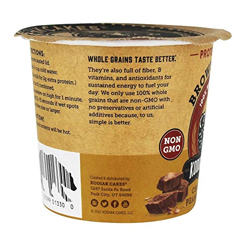 Kodiak Cakes Protein-Packed Brownie Whole Grain Chocolate Peanut