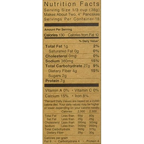 Kodiak Cakes Whole Wheat Honey Oat Flapjack/Waffle Mix 24 Oz One