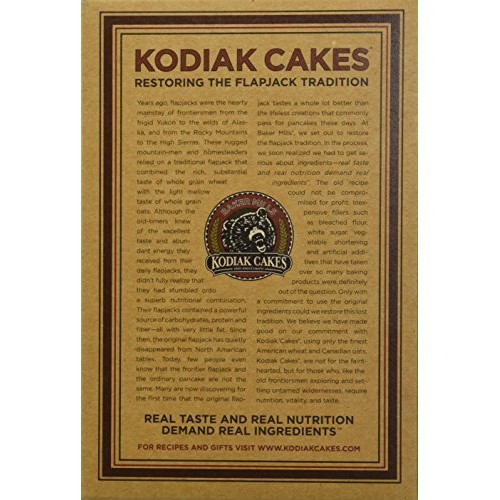 Kodiak Cakes Whole Wheat Honey Oat Flapjack/Waffle Mix 24 Oz One