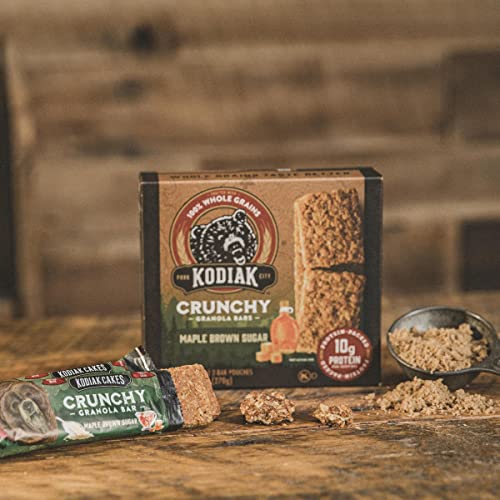 Kodiak Crunchy Granola Snack Bars, Maple Brown Sugar, High Prote...