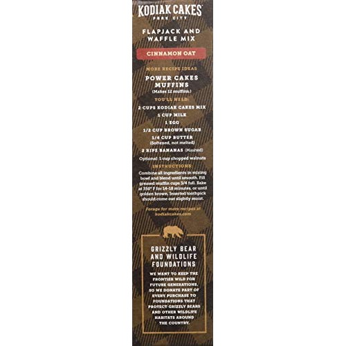 New Kodiak Cakes Cinnamon Oat Protein Packed All Natural, 20 Ounce New Kodiak Cakes Cinnamon Oat Protein Packed All Natural, 20 Ounce