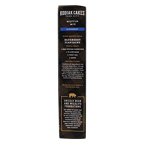 Kodiak Cakes - Protein-Packed Muffin Mix Blueberry - 14 Oz.