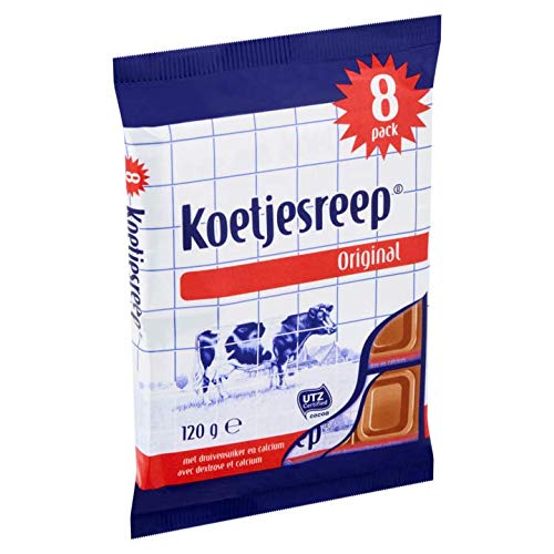 Chocolate Candybar | Koetjesreep | Original 8 X 15G | Total Weig