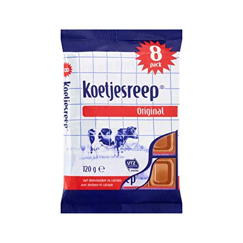 Chocolate Candybar | Koetjesreep | Original 8 X 15G | Total Weig
