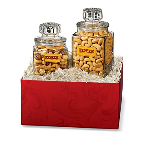 Nothing But Nuts Gift Box. Koeze Gourmet Gift Basket Perfect For