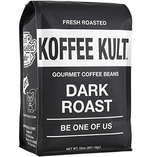 Koffee Kult Dark Roast Coffee Beans - Highest Quality Gourmet -