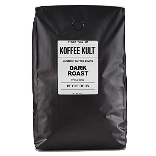 Koffee Kult Dark Roast Coffee Beans Whole Bean 5 Lbs - Highest