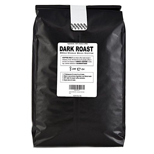Koffee Kult Dark Roast Coffee Beans Whole Bean 5 Lbs - Highest