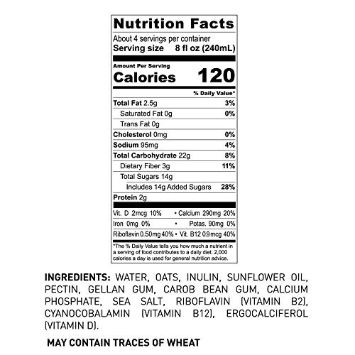 Koita Italian Oat Milk, Non Dairy, Plant-Based, Vegan, Vitamin E