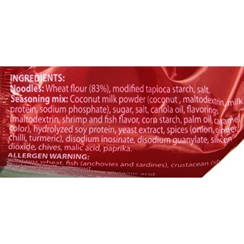 Koka Laksa Singapura 12 Ounce Non-Fried Noodles, 85-Grams Pac...