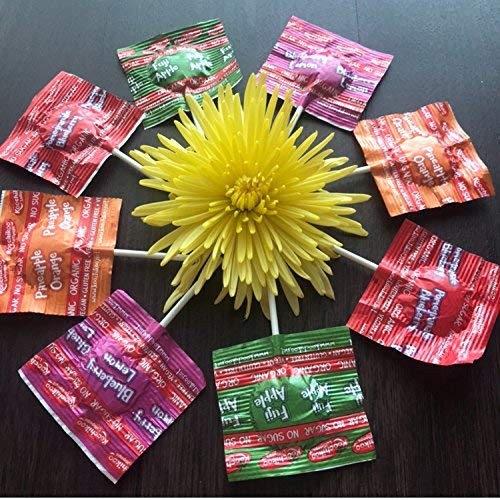 Koochikoo Sugar Free Organic Lollipop Pouch, 10 Count 2.2 Oz, P