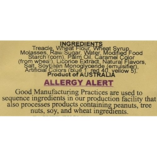 Kookaburra Australian Black Licorice, 2 Pound