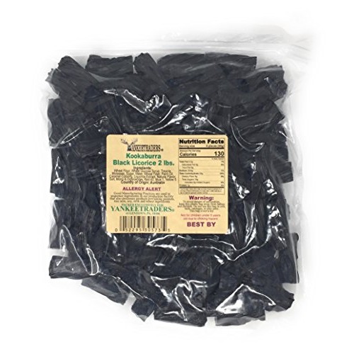 Kookaburra Australian Black Licorice, 2 Pound