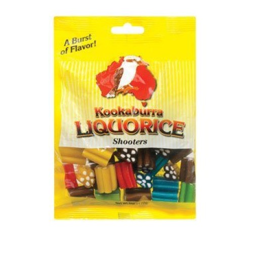 Kookaburra Liquorice Colorful Liquorice Shooters Bag 6 Oz