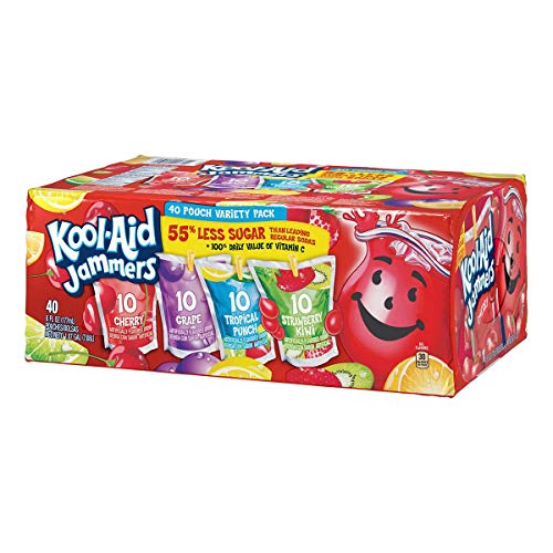 Kool-Aid Juice Jammers, Includes 40 6-Fl.-Oz. Pouches With Cla