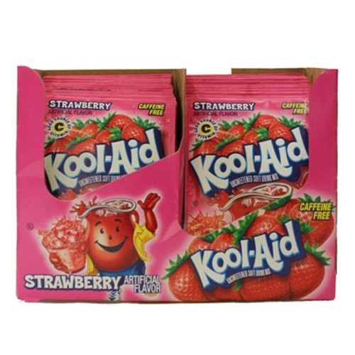 Kool-aid Strawberry Unsweetened Soft Drink 48ct