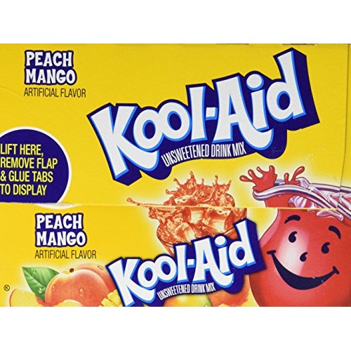 48 Kool Aid Packets Of Peach Mango Makes 96 Quarts Just Add Sugar
