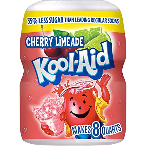Kool-Aid Cherry Limeade Flavored Powdered Drink Mix 19 Oz Canis