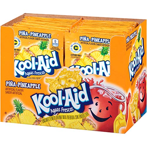 Kool-Aid Aguas Frescas Pina Pineapple Flavored Unsweetened Caffe