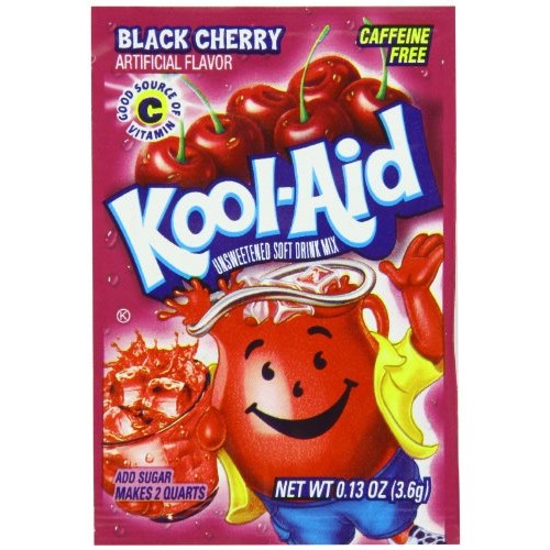 Kool-Aid Black Cherry Unsweetened Soft Drink Mix - 0.13 Ounce, 1