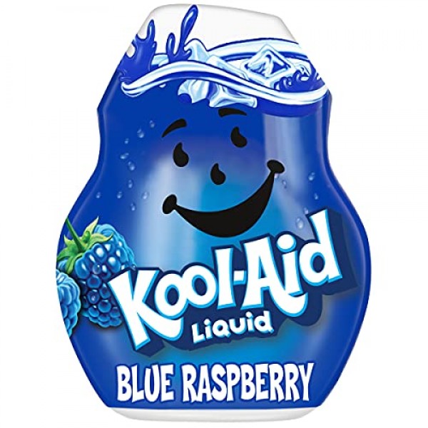 Kool-Aid Blue Raspberry Flavored Liquid Drink Mix 1.62 oz Bottle