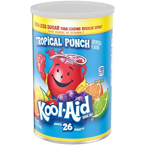 Kool-Aid Caffeine Free Jumbo Tropical Punch Sweetened Powdered D...