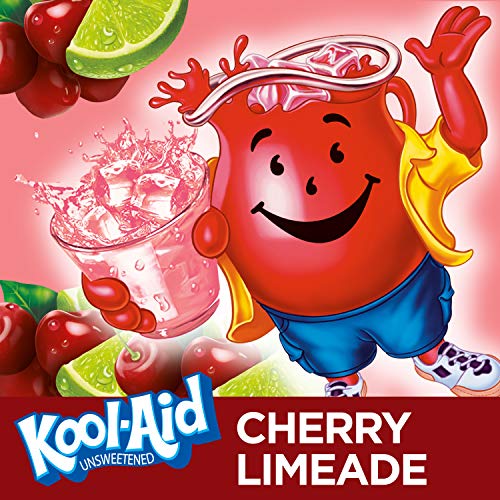 Kool-Aid Cherry Limeade Flavored Unsweetened Caffeine Free Powde