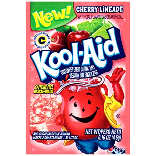 Kool-Aid Cherry Limeade Flavored Unsweetened Caffeine Free Powde