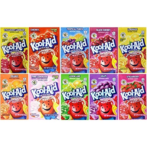 Kool-Aid Drink Mix, 10 Flavors Variety Pack, 48 Packets