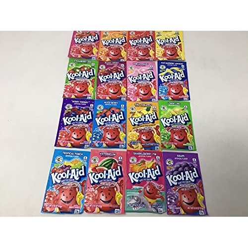 Kool-Aid Drink Mix, 16 Flavors Variety Pack, 48 Packets Kool Ai