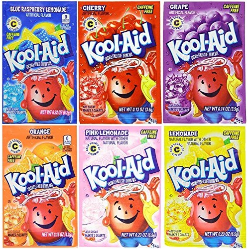 Kool-Aid Drink Mix, 6 Flavors Variety Pack, 48 Packets