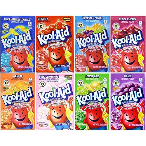 Kool-Aid Drink Mix, Variety Pack Of 8 Flavors, 48 Packets