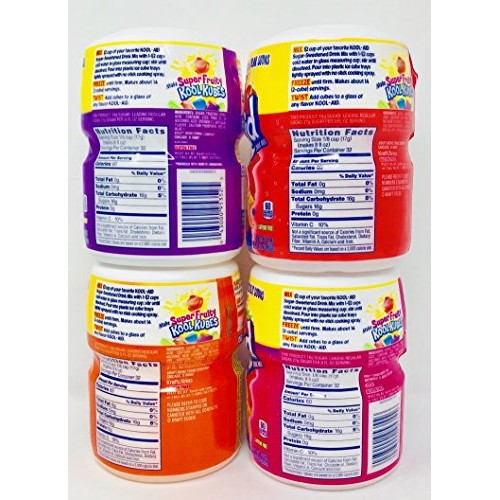 Kool-Aid FUN Flavor Variety Pack! 4 Pack of 19oz Canisters - 1 C...