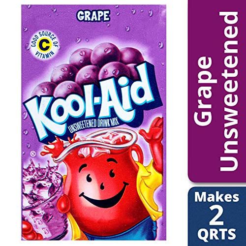 Kool-Aid Grape Flavored Unsweetened Caffeine Free Powdered Drink