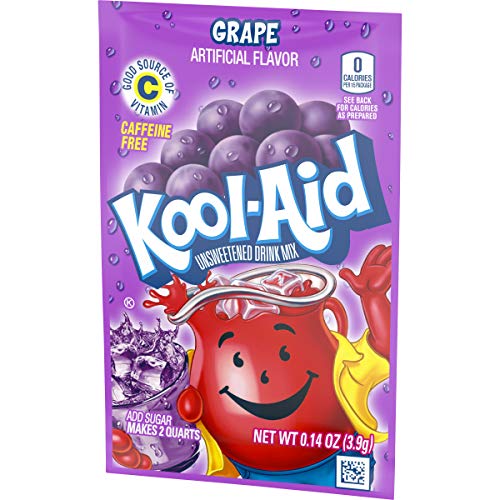 Kool-Aid Grape Flavored Unsweetened Caffeine Free Powdered Drink