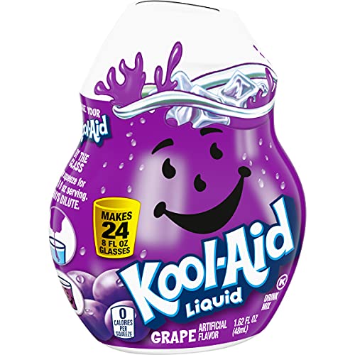 Kool-Aid Grape Liquid Drink Mix, Caffeine Free, 1.62 Fl Oz Bottl