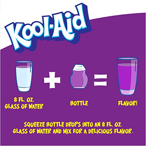 Kool-Aid Grape Liquid Drink Mix, Caffeine Free, 1.62 Fl Oz Bottl