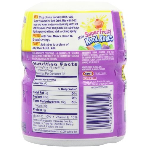 Kool-Aid Grape Soft Drink Mix 19 Oz