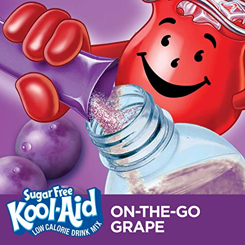 Kool-Aid Grape Sugar Free Powdered Drink Mix, Pack Of 12
