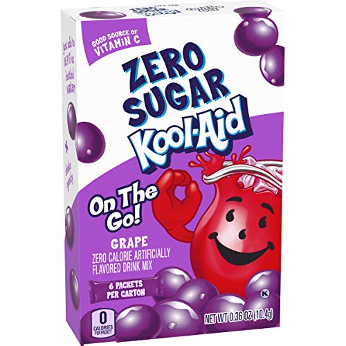 Kool-Aid Grape Sugar Free Powdered Drink Mix, Pack Of 12