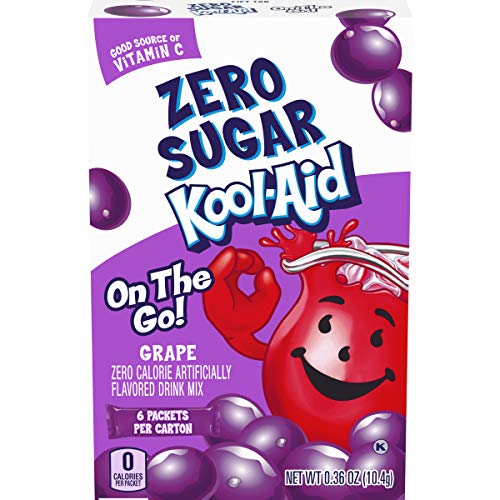 Kool-Aid Grape Sugar Free Powdered Drink Mix, Pack Of 12