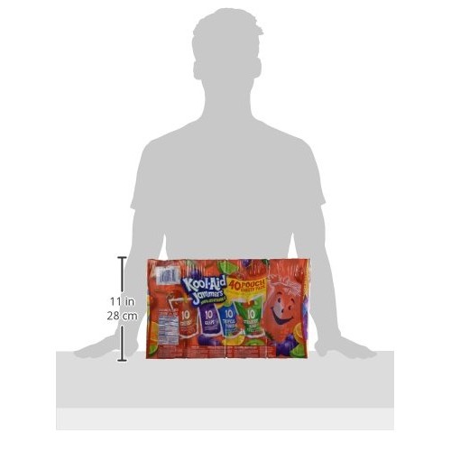 Kool Aid Jammers 6 Fl Oz Pouches, 40 Pack