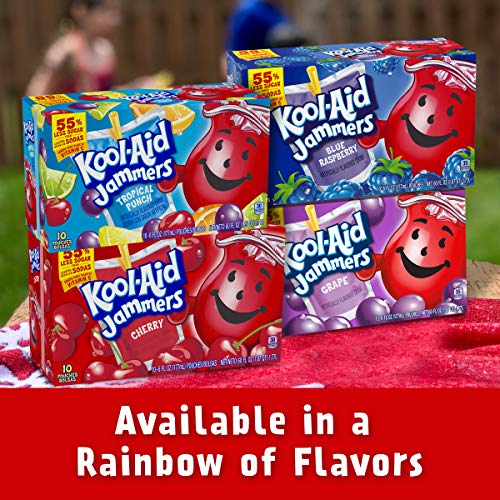 Kool-Aid Jammers Cherry Flavored Juice Drink 10 Pouches